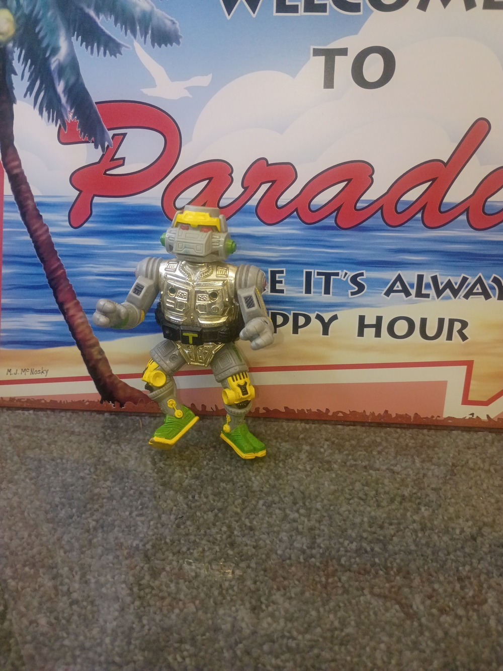 Tmnt Metal Head Teenage Mutant Ninja Turtle 1989 Playmates Vintage Action Figure